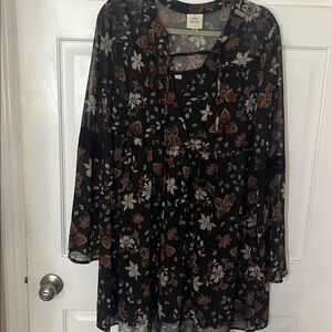 Knox Rose Black Floral Dress
